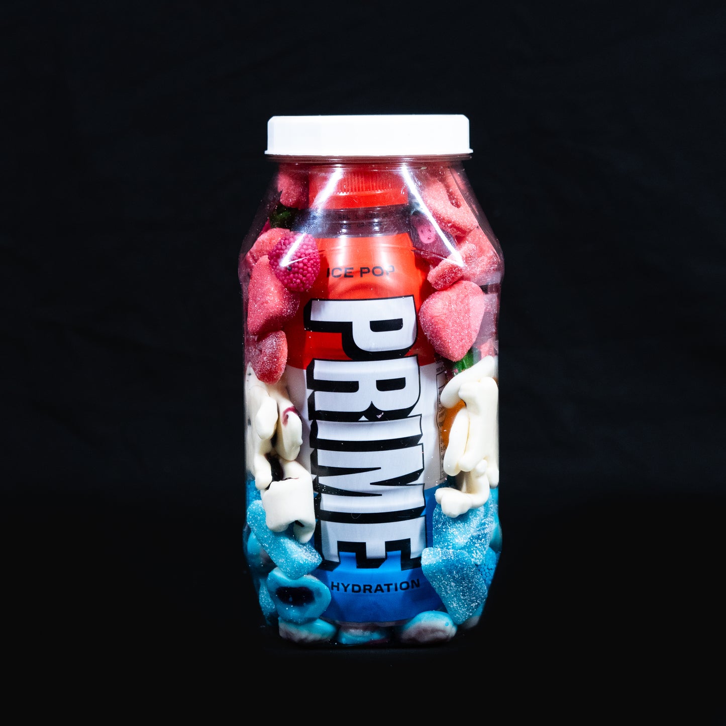 PRIME üdítő box (cseresznye-lime-kék málna)